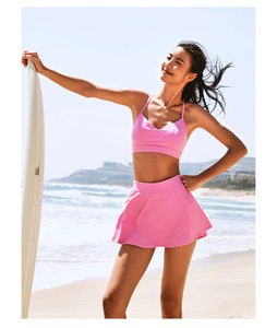 Tennis Wear Soutien doux Compression Yoga Soutien-gorge de sport sexy Mini jupe de golf - Product Image 4