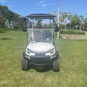 2 Kişilik Elektrikli Golf Arabası 4 Tekerlekli Golf Buggy'si Golf Sahası Park Resort Kullanımı İçin - Product Image 1