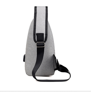 Personalizzato Singolo Sacchetto di Spalla Sacchetto della Vita Degli Uomini Con Porta USB di Ricarica - Product Image 6