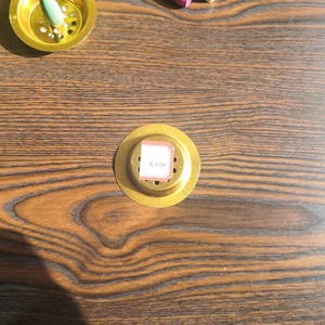 Hộp Đựng Nhang Bằng Kim Loại Bằng Sắt Phụ Kiện Đốt Nhang Bộ Phận Nắp Bát Các Tông Hộp Nhựa Tt 3000 Bán Sỉ 62 Mm Màu Vàng Kim - Product Image 4