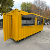 Chiosco Prefabbricato Contemporaneo in Container per Caffetteria, Ristorante, Bar o Negozio di Fiori