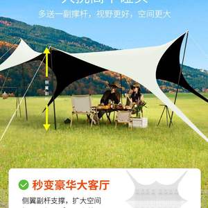 Toldo Portátil para Exteriores Doormate Starry Sky Canopy, Mediano/Grande, de Tela Oxford y Aleación de Aluminio, con Protección Solar - Product Image 5