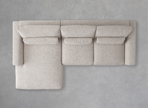 Ensemble de meubles de salon en forme de L, style américain moderne, profond et bas, canapé - Product Image 4