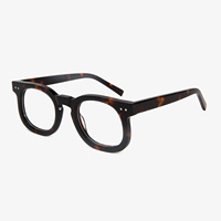 Vente en Gros de Lunettes Optiques en Acétate de Haute Qualité Lunettes avec Logo Personnalisé Lunettes Unisexe avec Imprimé Oeil de Chat Lunette Anti-Lumière Bleue Unisexe