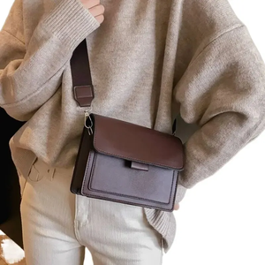 Thiết Kế Cổ Điển PU Da Crossbody Túi Cho Phụ Nữ Du Lịch Xử Lý Túi Xách Thời Trang Vai Messenger Túi Phụ Nữ Nhỏ Flap Túi - Product Image 6