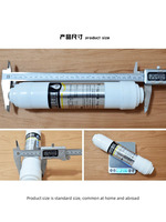 Cartouche de filtre à eau à charbon actif pour ultrafiltration alcaline de sédiments, pour usage domestique, compatible avec les machines de fabrication