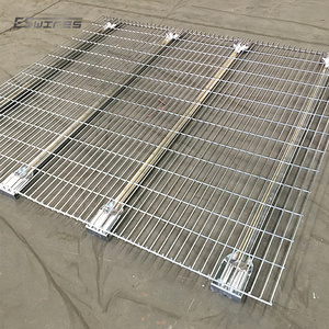 Plaques de rayonnage en maille galvanisée évasées pour entrepôt, faciles à installer et durables - Product Image 1