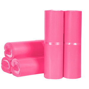 Langlebiger umwelt freundlicher und wasserdichter kompost ierbarer kunden spezifischer Versand für sichere Lieferung Rosa Kuriert aschen - Product Image 1