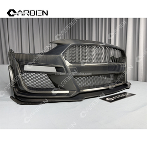 Pare-chocs avant en fibre de carbone de haute qualité de style GT500 pour <span class=keywords><strong>Ford</strong></span> <span class=keywords><strong>Mustang</strong></span> |   Compatible avec les modèles 2018-2023, mise à niveau et modification - Product Image 5