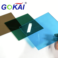 Plaques solides en polycarbonate 10mm 12mm 16mm résistantes aux UV et anti-âge, transparentes, pour toiture de serre, service de découpe 1220x2440mm