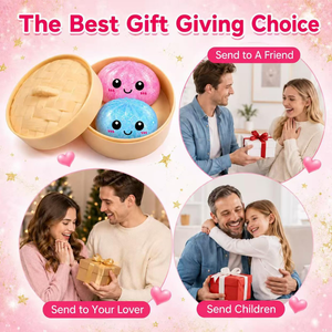 Wholesale Realistic Steamed Bun Squishy Blind Box Slow Rising Stress Relief Toy Cute Mini Squeeze Fidget Gift for <b>Kids</b> Adults - Product Image 5