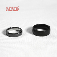 Bague intelligente NFC en céramique personnalisée avec paiement par balise, étanche, en acier inoxydable, pour femmes et hommes