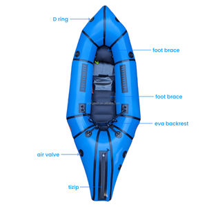 Prix de gros d'usine 2025 TPU gonflable Packraft auto-videur Whitewater avec stockage TiZip - Product Image 6