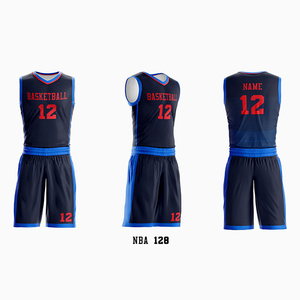 Maillots de basket-ball sans manches en maille 100% polyester respirants et à séchage rapide, imprimés sur mesure, pour les passionnés de sports d'équipe - Product Image 1