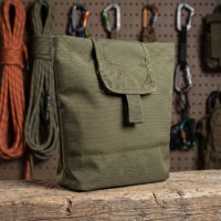 Pochette tactique Molle pliable, portable, organiseur d'équipement EDC MOLLE, pochette utilitaire camouflage pour le camping en plein air