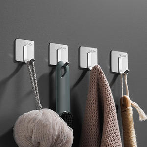 Stainless Steel <b>Wall</b> <b>Hooks</b> Self Adhesive <b>Hooks</b> For Hanging <b>Wall</b> <b>Key</b> Holder <b>Wall</b> Hanger Towel Holder Coat <b>Hook</b> Bag Hanger - Product Image 2