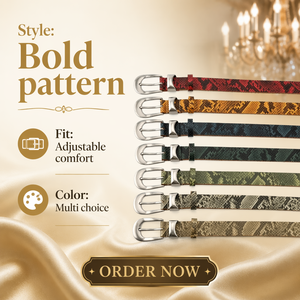 <span class=keywords><strong>Ceinture</strong></span> en cuir de vachette pour <span class=keywords><strong>femme</strong></span>, motif serpent, boucle en alliage, 110 cm, pour jeans et robes, vente en gros - Product Image 1