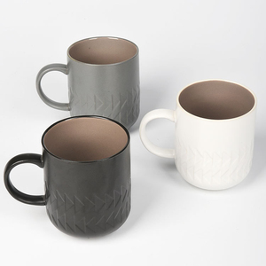 Customized Logo Simple Coffee Mug Nordic Style <b>Large</b> Ceramic <b>Cup</b> for Office and Home Use - Product Image 6