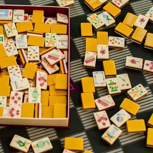 Juego de Fichas de Mahjong Americano de Alta Gama, Diseño Moderno para <span class=keywords><strong>4</strong></span> Jugadores, Juego de Fichas La Vie En Mahj, Juego de Mahjong de Lujo - Product Image 5