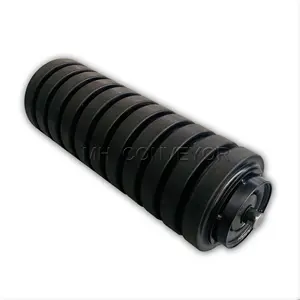 133/89mm Conveyor Impact Roller With Rubber Disc