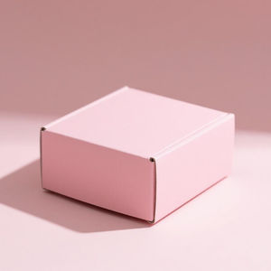 Boîtes en papier à <span class=keywords><strong>tiroir</strong></span> en herbe de raphia rose Boîtes en carton rigides à impression coulissante Boîtes cadeaux d'emballage avec poignée - Product Image 1