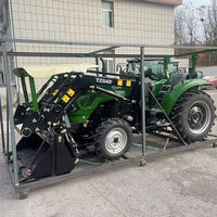 Tracteur agricole à roues 4x4 avec direction hydraulique, 50 chevaux, avec sortie hydraulique simple