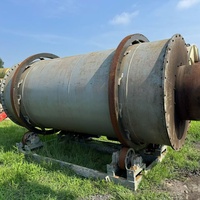Équipement de séchage rotatif à tambour unique personnalisé à haute productivité avec moteur pour la fabrication de briquettes de biomasse, de charbon de bois et de charbon actif
