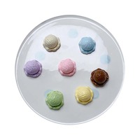 Kawaii Mini Charms palla gelato modello resina Charm estate abbellimento cibo fresco decorazione telefono accessori per Scrapbooking