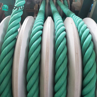 Bobine de corde en polyester 8/12 brins, câble d'amarrage marin haute résistance en Dacron pour levage industriel