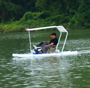 Catamarán Inflable Portátil Súper Divertido, Bote de Pedales para Recreación, Bote Inflable con Pedales para Lago o Río - Product Image 6