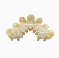 Petal Scratch Hairpin, Accessoire de cheveux en plastique tendance pour femme, Pince requin de qualité supérieure pour l'arrière de la tête, pour la rentrée scolaire et Pâques