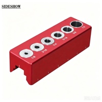 Panduan Bor Sudut Lurus 90 Derajat, Kit Jig Lubang Saku, Pencari Lubang dari Aluminium Alloy, Jig Dowel, Alat Pertukangan Kayu, Blok Panduan Bor