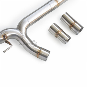 Échappement arrière en acier inoxydable 304 de qualité supérieure avec embouts en fibre de carbone pour BMW 235i <span class=keywords><strong>240i</strong></span> F22 2014-2019 – Pièces de tuning pour un son de course amélioré - Product Image 6
