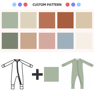 Combinaison pour bébé en viscose de bambou douce, imprimé <span class=keywords><strong>mouton</strong></span> de dessin animé personnalisé, fermeture éclair bidirectionnelle, anti-coup de pied, pour le sommeil des nourrissons, OEM - Product Image 2