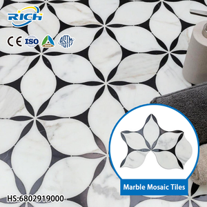 Oem Servis Düşük Fiyatlı Mozaik Mermer Fayanslar El Yapımı Sanat Mozaik Azulejo Mutfak İçin Mozaik Karo - Product Image 1