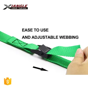 Sangles d'arrimage à boucle à came de 1 pouce, <span class=keywords><strong>code</strong></span> couleur, capacité de 200 kg, boucle infinie, <span class=keywords><strong>sangle</strong></span> d'emballage <span class=keywords><strong>pour</strong></span> déménagement, boîtes, valises - Product Image 6