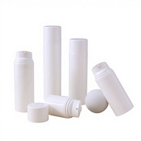 Bouteille à pompe sous vide en PP de 30/50/80/100/120 ml pour cosmétiques et lotions, portable, avec emballage en boîte cartonnée