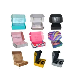 Wholesale Multiple Styles Rectangular Cardboard Boxes Environmentally Friendly Packaging Boxes Strong Load-Bearing Boxes