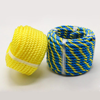 Corde tressée en PE/PP à 3 brins, corde d'emballage en polypropylène pour l'élevage d'huîtres