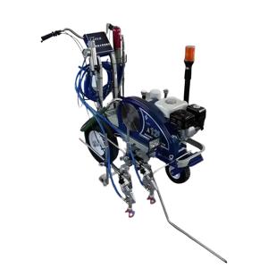Machine de marquage routier automatique hydraulique à peinture froide Showway pour marquage routier bicomposant - Product Image 2