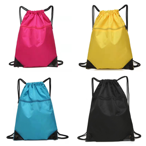 Promotional Drawstring Backpack <b>Bags</b> <b>Bulk</b> Storage <b>Bags</b> for Gym Traveling Multicolor <b>Bag</b> With Custom Logo - Product Image 2