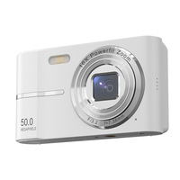 Caméra vidéo numérique vintage 2,8 pouces avec zoom optique 18x, stabilisation, 4K HD, Vlog, capteur CCD mini 48MP, idéale pour les étudiants