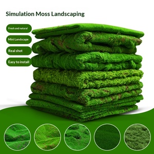 Tapis de gazon artificiel réaliste <span class=keywords><strong>en</strong></span> mousse 1m x 1m avec texture naturelle pour la décoration de la maison, du <span class=keywords><strong>jardin</strong></span>, des murs, des paysages et des scènes miniatures - Product Image 5