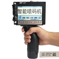 Imprimante à jet d'encre portable de 12,7 mm, imprimante industrielle Tij, machine de codage de date et de code-barres haute définition portable