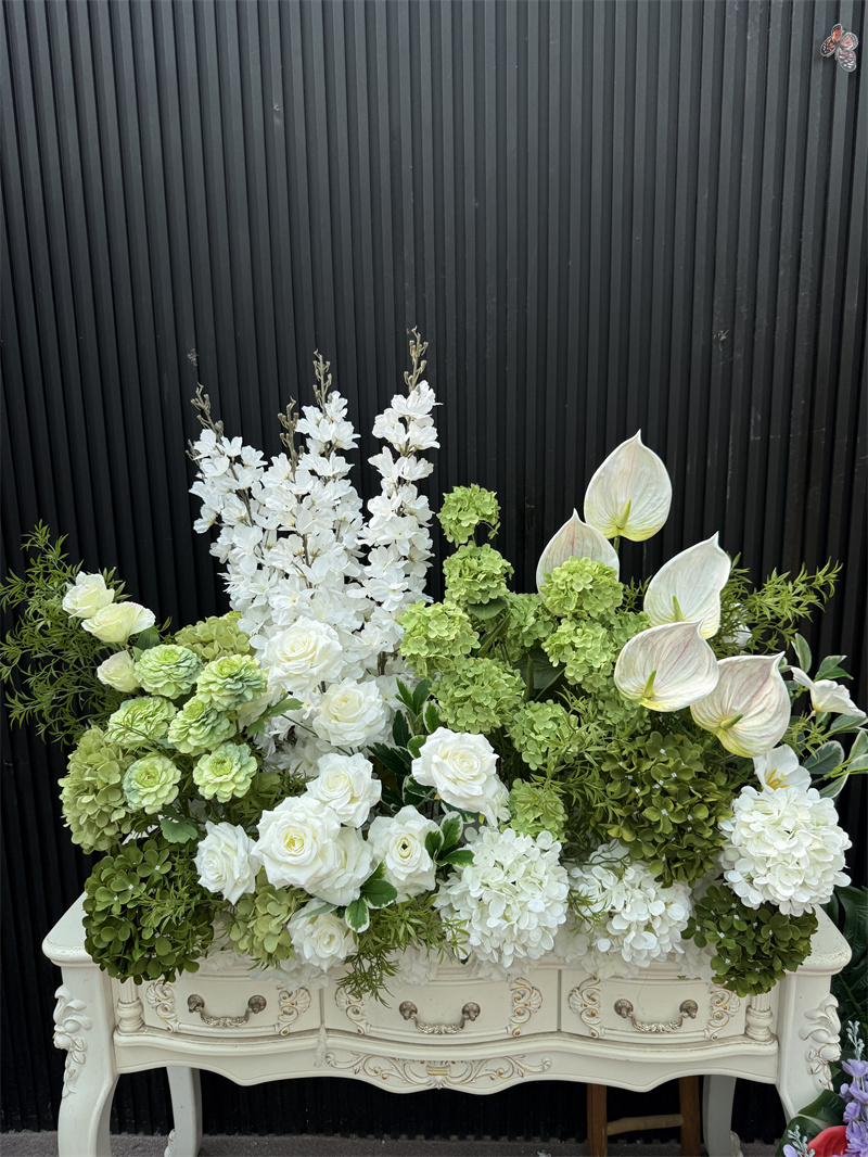 100cm green aisle flower runner