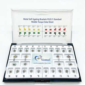 Produk gigi braket ortodontik Plus 5 seri braket torsi tinggi kotak plastik CE ortodontik penjepit 3 tahun Set kawat gigi <span class=keywords><strong>Kit</strong></span> - Product Image 4