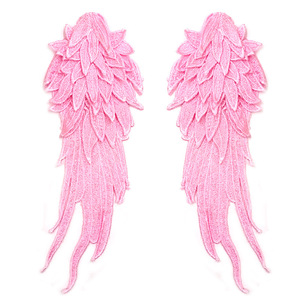 ปะติดลูกไม้ลายปีกนางฟ้า 3 มิติ หลายชั้น แบบ DIY  ลายดอกไม้ปักละลายน้ำได้  งานฝีมือประณีต  แบบหลายชั้น - Product Image 5