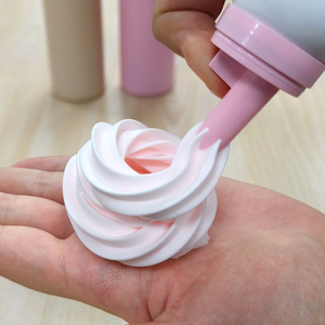 Beige Pink White Vegan Whipped Lash <strong>Shampoo</strong> Bottle 100ml <strong>Rose</strong> Strawberry Whipped Cream Eyelash <strong>Shampoo</strong> - Product Image 3