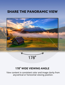 17.3 inch bên ngoài 1080P đa năng xách tay màn hình với màn hình <span class=keywords><strong>LCD</strong></span> Type-C Cáp hiển thị làm việc chơi - Product Image 3