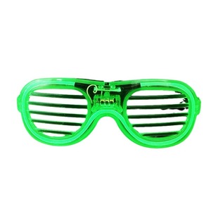 Gafas Redondas Brillantes LED de Plástico con Pilas al por Mayor, Persianas Venecianas de Luz Fría, Graduación, Navidad, Fiestas de Halloween - Product Image 6